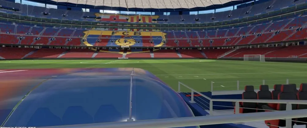 View from Player's Zone Zone 2